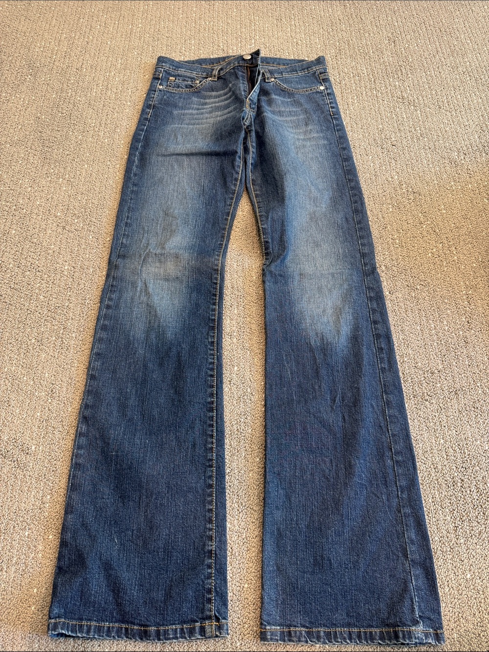 Lacoste Classic Dark Wash Flared Jeans